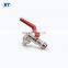 BT2003 Top sale brass forged bibcock tap valve with red handle