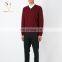 Mens Classic V Neck Cashmere Sweater Knitted Pullover Sweater Pattern