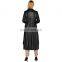 Women Long body Lambskin Black Full Body Trench Leather Coat