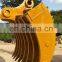 Construction spare pars Attachments Tilt Mn Q355 Q345b  Root Rake  for excavator