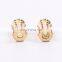 Draw rhinestone swimwear metal cord end for garments