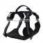 Outdoor pet chest back pull Oxford cloth dog harness vest with elastic handle high quality pet harness.