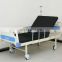 High Quality ABS Head Manual Single Crank Hospital Bed with Castors