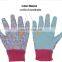 HANDLAND in Stock Pink Cotton Floral Pattern Thorn Proof Garden Work Gloves,Kids Gardening Gloves For Age 3-10