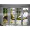 aluminum profile wood grill burglar design window