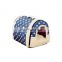 Widely used many sizes modern house-shaped Detachable washable indoor pet cages carriers houses dog