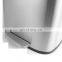 households recycling  waste bin trash can modern stainless steel rubbish bin for sale  pedal bin