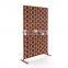 Antique Corten Steel Screens For Home & Garden Decoration furniture Metal grid Screen Antique Folding Screen