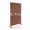 Laser Cut Decorative Outdoor Garden Privacy  custom Art Metal Screens Panels Corten rusted fdecorative Steel Garden metal Screen