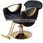 luxury hydraulic salon styling chair Rose gold barber chair nail makeup chair Salon furniture