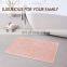 Hot selling good feedback towel shaggy bath mat non slip chenille bathroom carpet mat