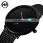 Hannah Martin 2140 Minimalist Mens Quartz Wristwatches  Ultra Thin Stainless Steel Custom watch for men 2021