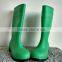 green safety boots /pvc safety boots