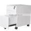cold roll steel plate lockable safety security 3 drawer mobile storage cabinet