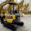 Low working hours open cabin komatsu pc30 pc35 mini excavator for sale