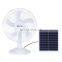 16 Inch DC 12V AC 220V Electronic Small Mini Solar Shaking Floor Standing Solar Fan