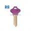 South American market blank keys with plastic head High Grade Solid Carabiner Door Brass Key Blanks For Home