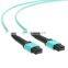 MTP/MPO female/male OM3 OM4 fiber optic patch cord