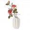 Wholesale Modern Porcelain White Ceramic & Flower Decoration Centerpiece Vase Origami Art Design White Matte Vase