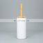 6 Bathroom Set Soap dispenser Tumbler toothbrush holder Soap Dish Toilet Brush plastic Bamboo Bathroom accessories