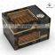 Creativepacking Spanish Cedar Lining Wooden Cigars Humidor Collect Glass Lid Smoking Cigar Box