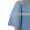 Factory Wholesale Price Of Disposable Nonwoven Nurse Patient Isolation Gown Short Sleeves Breathable Comfortable