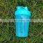 Sport 400ml Blender Printing Black OEM Private Label Custom Logo Low MOQ Plastic Gym Shaker Bottle Protein