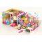 China supple playground slide rainbow swing sets kids indoor play equipment