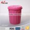 4L Round Plastic Storage Bucket Organizer with Lid