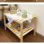 2 Tier FSC Oak wood Shoe Rack