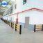 Stanchion pole crowd control management system flexible delineator road warning post barrier