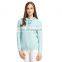 Women's Preppy Style Cable Knit Ruffled Collar Sweater 100% Cashmere Solid Pattern Winter Essential ODM Supply
