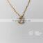 With cz stone Moon Pendant necklace for women