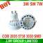 Multifunctional ce rohs gu10 led spotlight 2835 5050 5630 smd 4000k 4500k nature white 7W 5w gu5.3 led spotlight with low price