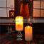 Beautiful flameless flicker moving wick LED candle