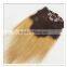 new products for europe virgin brazilian hair clip in hair extensions for african american spring clip