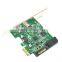 pci express to usb 3.0 converter PCIE x1 to USB3.1 Type C Gen 1 +USB 3.0 with 19pin usb header expanison card                        
                                                                                Supplier's Choice