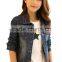 Denim Jacket women's jackets Ripped jackets LGJD-001-1