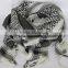Unisex Arabian fashion head scarf arafat cotton woven custom design stoles