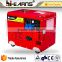 5KVA red color with hour meter used small diesel generators