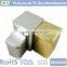 Square tea tin box