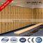 Cheap price wooden color one door waterproof hpl hotel locker