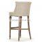 Raymer furniture Button Tufted Accent Upholstered Bouji Tub Bar Stool