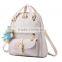 new style fashion backpack with cute panda pendent leisure teenage school bag                        
                                                Quality Choice