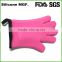 Shinerin cheap fashion silicone bbq cooking slip and heat resistant gloves with cotton inner