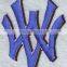 Eco-Friendly adhesive custom iron on Backing 100%embroideried custom patches