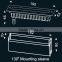 12W stainless steel linear IP67 LED underground light