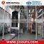 AUTOMATIC POWDER COATING LINE WITH CYCLONE