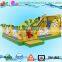 Madagascar trampoline, penguin inflatable fun city slides n rock climbing complex games