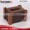 leather tissue box,leather tissue paper box,PU leather cover MDF paper box